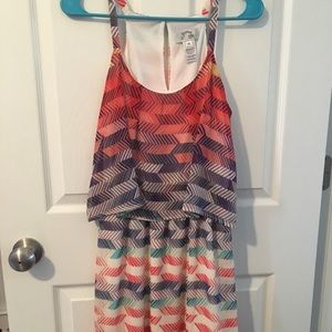Chevron Multicolored Dress